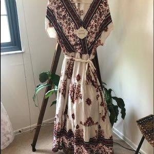 NWT Knox Rose maxi boho dress